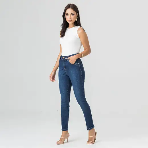 Calça Jeans Cigarrete Feminina Disparate