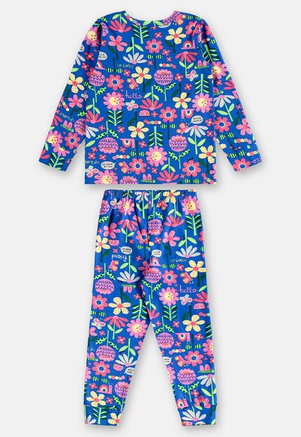 Pijama Longo Infantil Unissex Suedine Up Baby