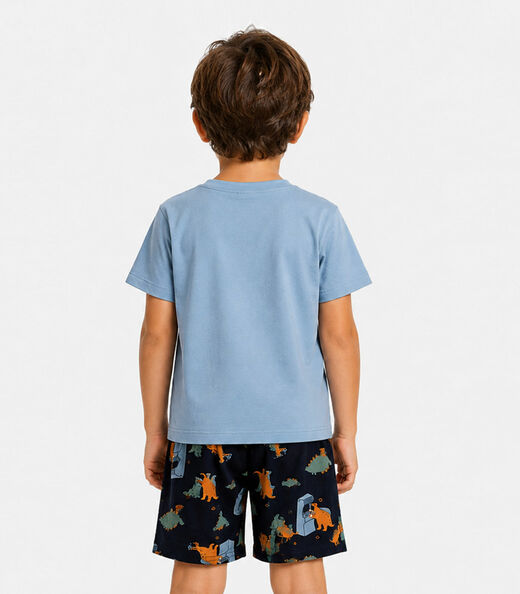 Pijama Infantil Masculino Select Cinza