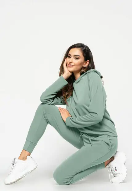 Calça  Comfy Jogger  Moletinho Verde Claro Salvatore Fashion