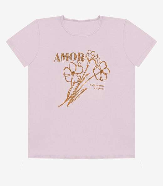 Image_Blusa Feminina Manga Curta Estampada Select Rosa
