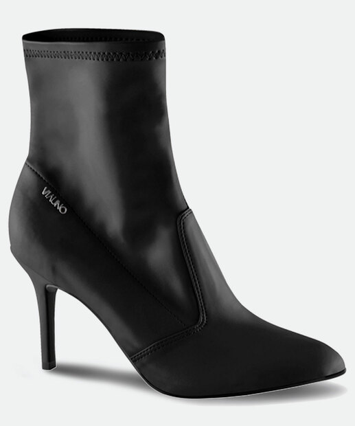Bota Feminina Cano Curto Salto Fino Via Uno 
