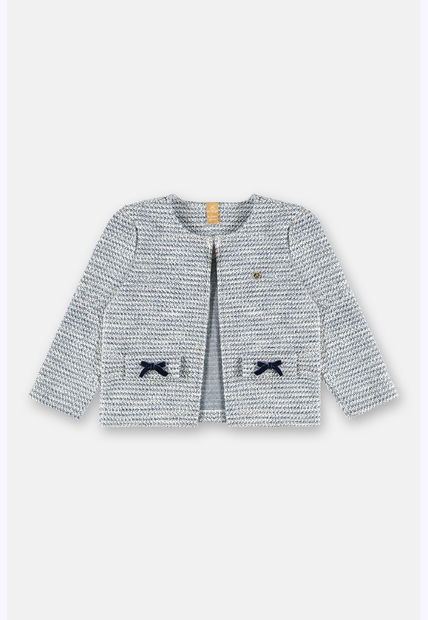 Casaco Menina Malha Tweed Up Baby