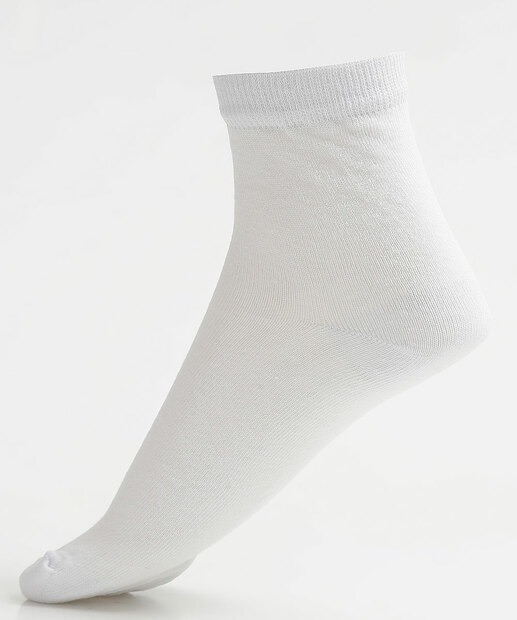 Kit 3 Pares Meias Soquete Feminina Básica Marisa