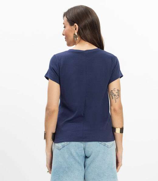 Blusa Feminina Infinita Cor Azul