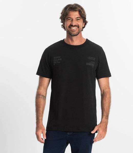 Camiseta Masculina Diametro Preto