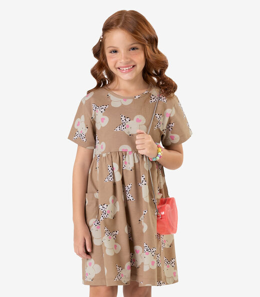Image_Vestido em Meia Malha Rovi Kids Marrom
