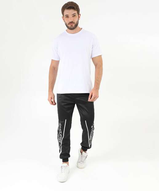 Image_Calça Masculina Moletinho Jogger Bolsos 