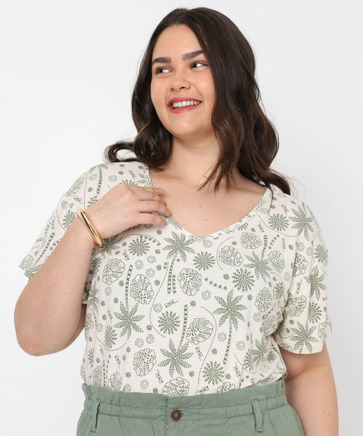 Image_Blusa Plus Size Feminina Estampa Coqueiros Marisa Verde