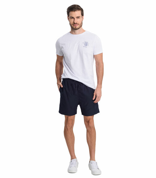 Bermuda Masculina Microfibra Rovitex Azul