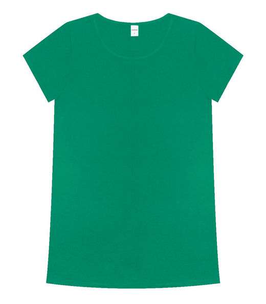 Blusa Básica Alongada Feminina Rovitex Verde