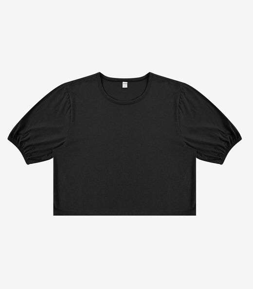 Image_Blusa Manga Camponesa Feminina Rovitex Preto