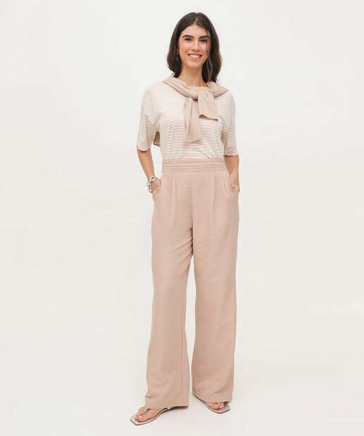 Image_Calça Pantalona Feminina Textura Marisa