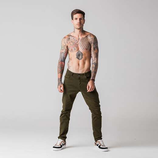Image_Calça Super Skinny Masculina Sarja Rock e Soda