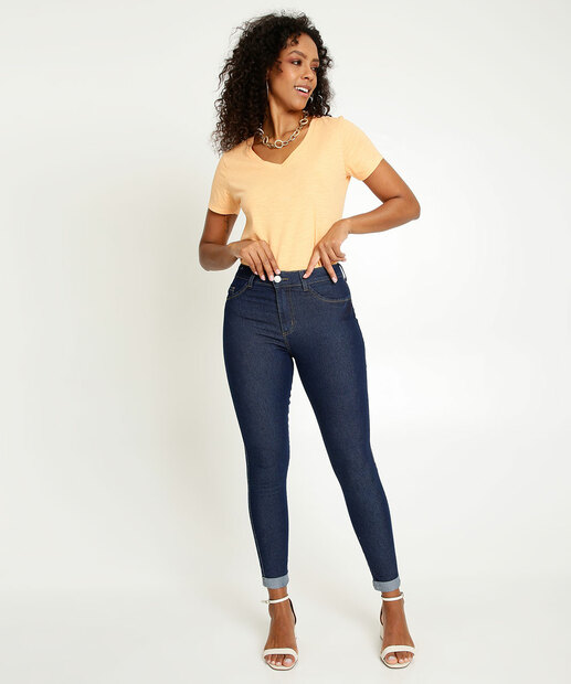 Blusa Feminina Flamê Manga Curta Marisa  
