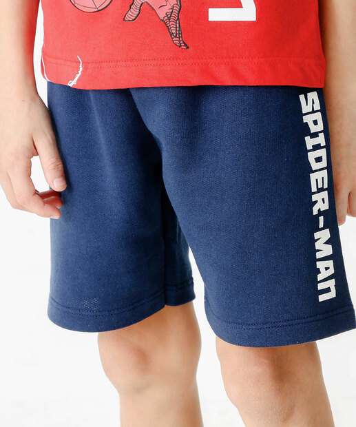 Conjunto Infantil Homem Aranha Marvel Tam 4 a 10