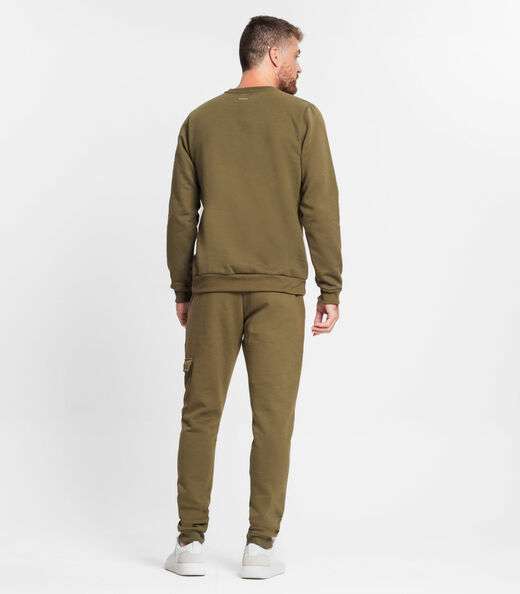 Calça Masculina Em Moletom Diametro Verde