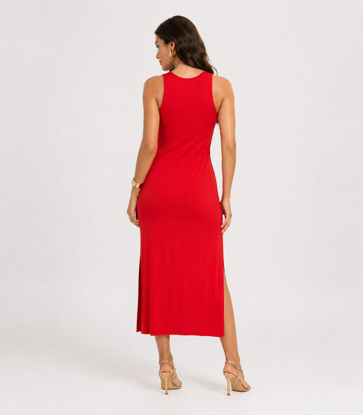 Vestido Midi Feminino Select Laranja