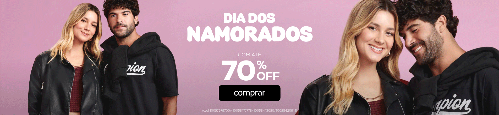 Namorados a partir de R$49,99