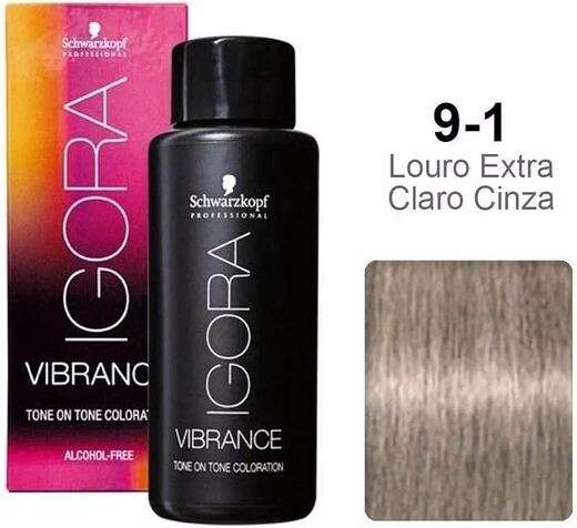 Image_Schwarzkopf Igora Vibrance 9-1 Louro Extra Claro Cinza 60ml