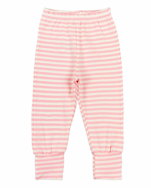 Kit Body e Calça Culote Bebê Menina Suedine Piquet e Cotton Listrado Flores - Ro