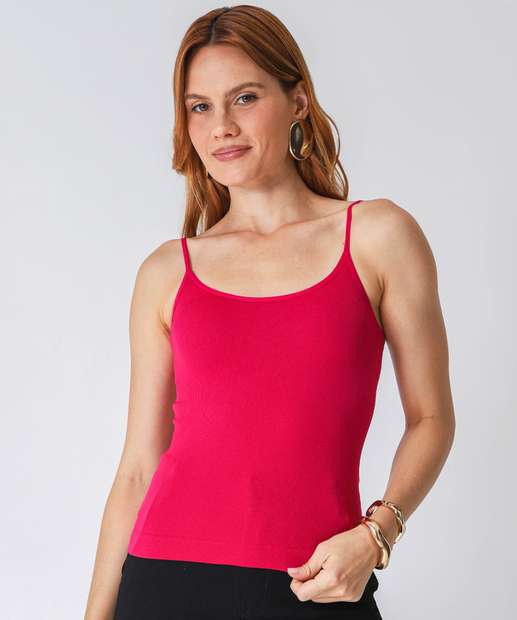 Image_Blusa Regata Feminina Canelada Sem Costura Marisa Rosa