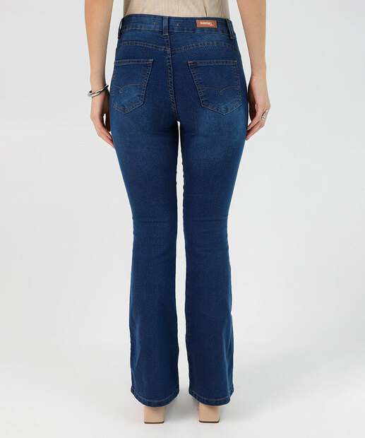 Calça Jeans Flare Feminina Biotipo Azul