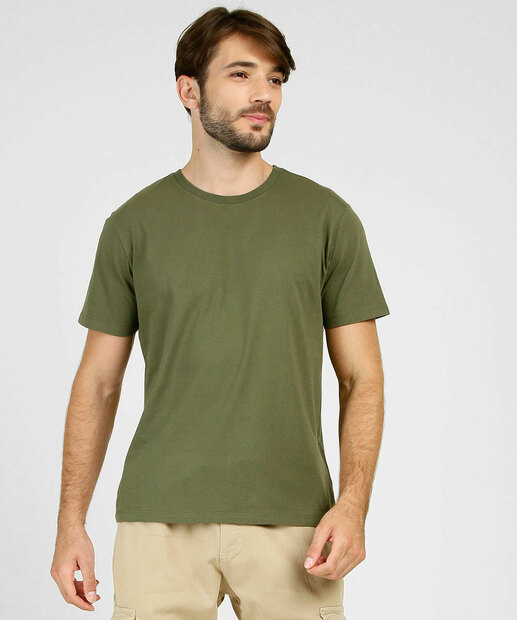 Camiseta Masculina Básica Manga Curta MR