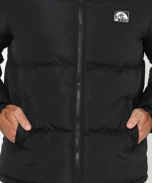 Jaqueta Masculina Puffer Marisa Preta