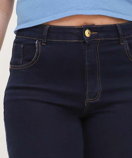 Bermuda Plus Size Feminina Jeans Ciclista 