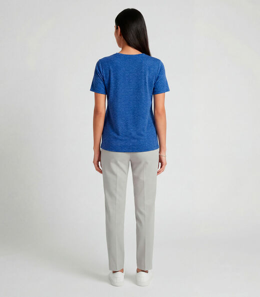 Blusa Feminina Básica Infinita Cor Azul