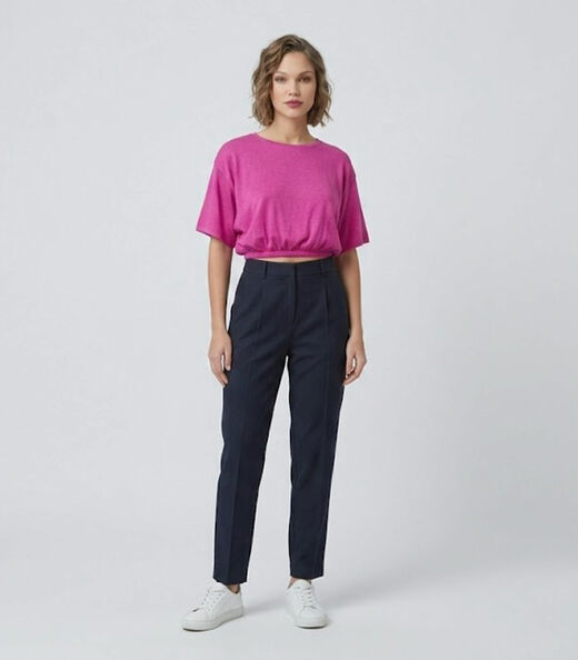 Blusa Feminina Em Viscose Infinita Cor Rosa