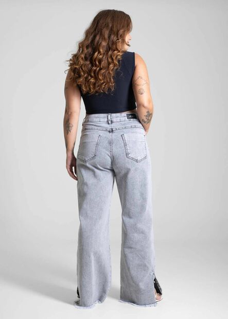Calça Jeans Sawary Wide Leg - 282806