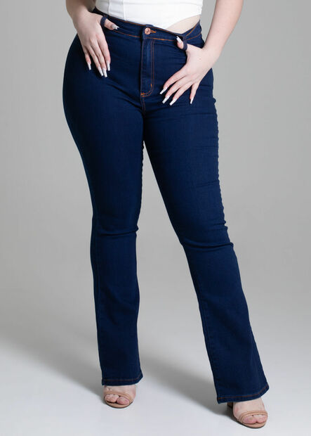 Calça Jeans Sawary Plus Size Bootcut - 278228