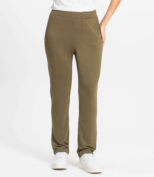Calça Feminina em Molecotton de Viscose Rovitex Verde