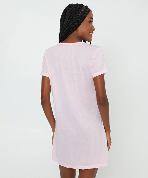 Camisola Estampa Estampada Manga Curta Marisa Rosa
