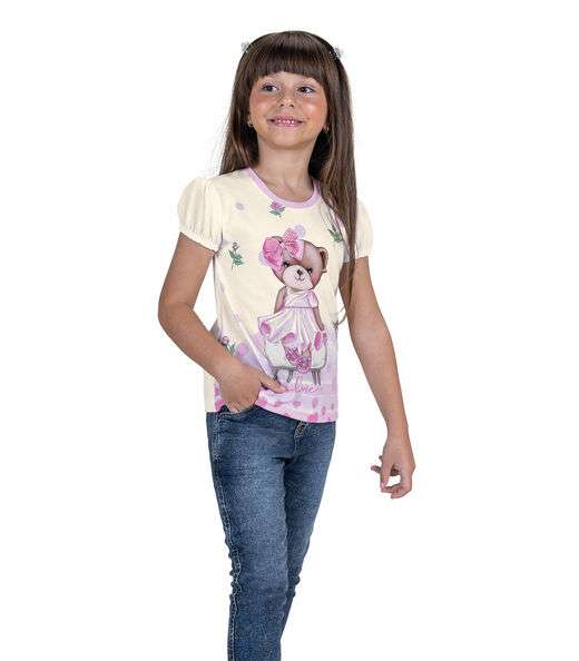 Image_Conjunto Infantil Blusa Com Calça Trick Nick Bege