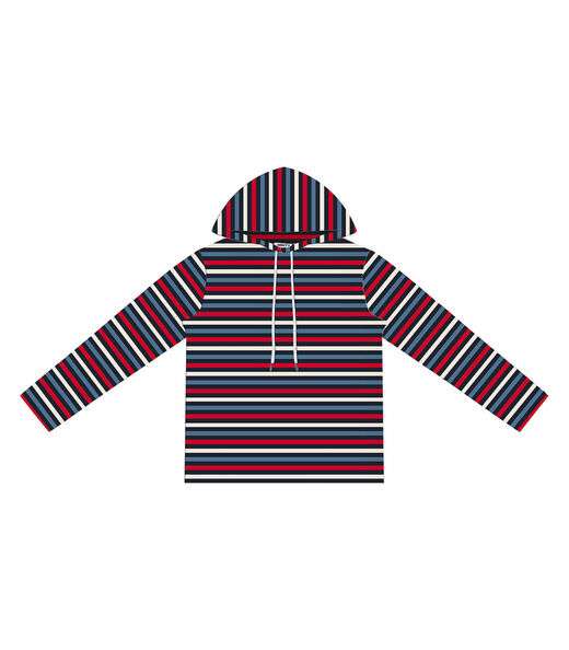 Camiseta Juvenil Menino Listrada Minty Azul