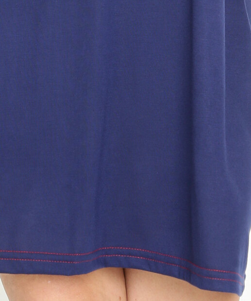 Camisola Plus Size Estampa Frase Marisa