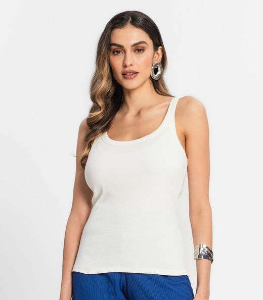 Regata Feminina Em Ribana Rovitex Bege