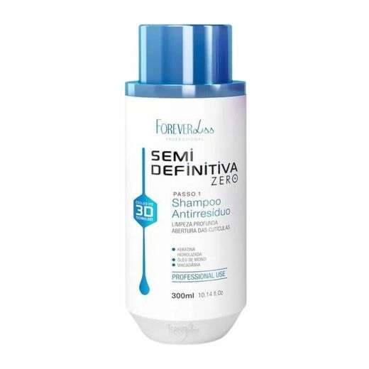 Image_Shampoo Anti Resíduo Semi Definitivo 3D Forever Liss 300ml