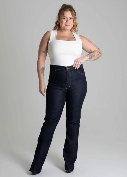 Calça Jeans Sawary Plus Size Bootcut - 275222
