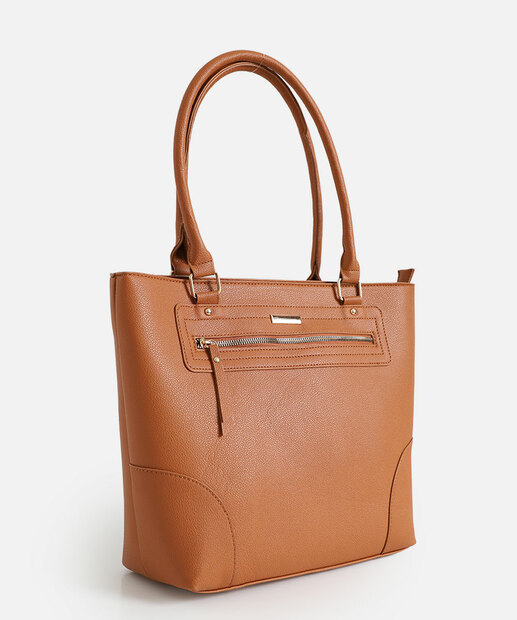 Image_Bolsa De Ombro Tote Feminina Marisa Caramelo