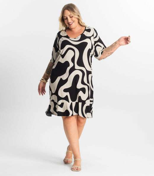 Vestido Curto Secret Glam Preto