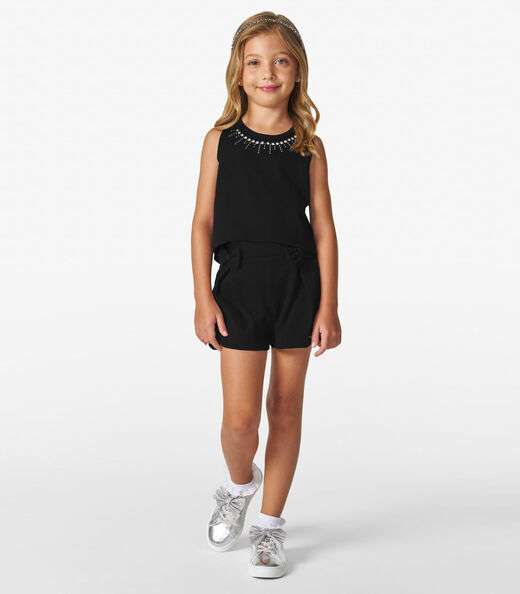 Conjunto Regata com Shorts em malhão Trick Nick Preto