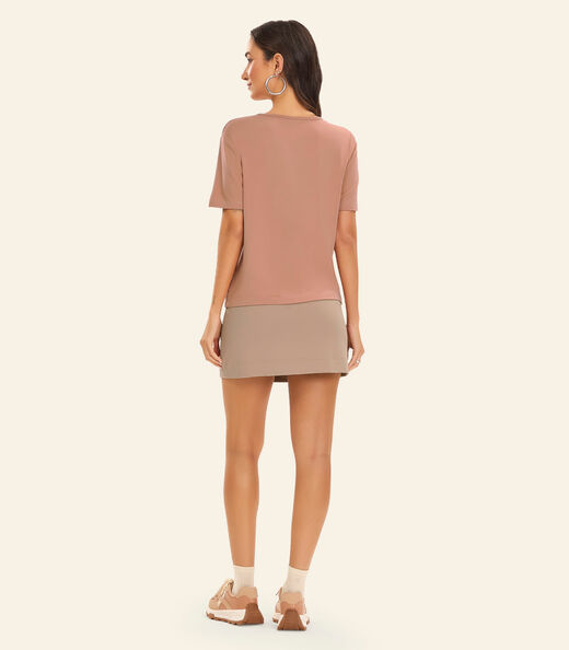 Blusa Feminina Vicotorcion Rovitex Marrom