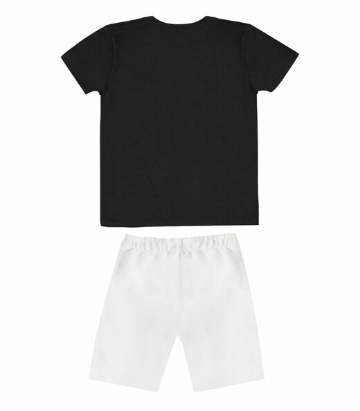 Conjunto Masculino Camiseta E Bermuda Select Bege