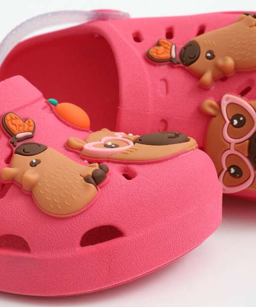 Sandália Babuche Infantil Hype Grendene Rosa