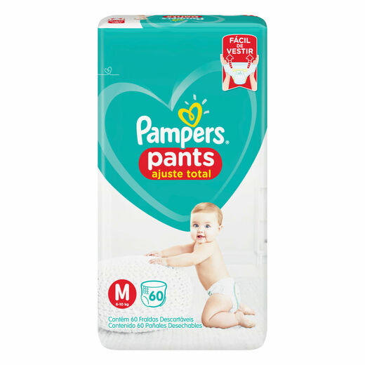 Image_Fraldas Pampers M c/60 Unidades