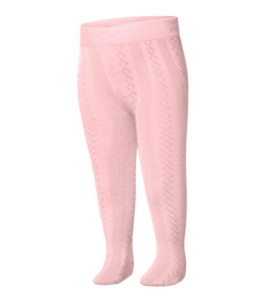 Meia Calça Infantil Trabalhada Trick Nick Rosa